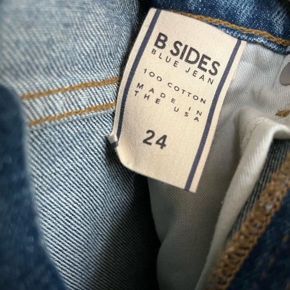 SOLD EB NWT B Sides Louis High Slim Denim Blue Jeans sz 24 - Picture 7 of 9